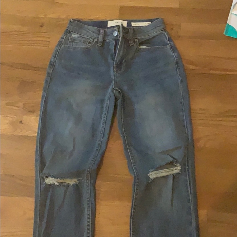 ripped pacsun mom jeans